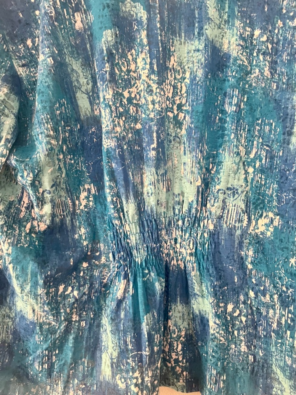 Westbound Blue Teal Open Front Cardigan-NWT - Picture 3 of 3